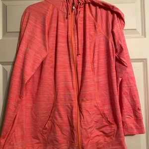 Torrid active jacket with thumb holes